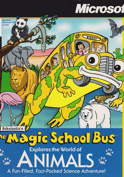 Cover image for the game The Magic School Bus Explores the World of Animals