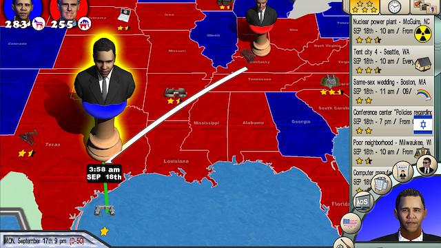 Image for the game The Race for the White House
