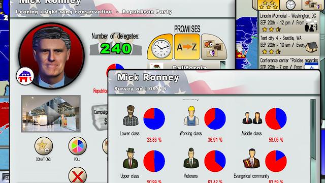 Image for the game The Race for the White House