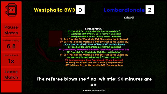 Image for the game The Referee Committee