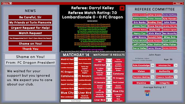 Image for the game The Referee Committee