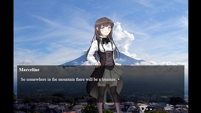 Image for the game The Scenic Treasures - Japanese Learning Visual Novel
