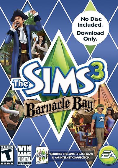 Cover image for the game The Sims 3: Barnacle Bay