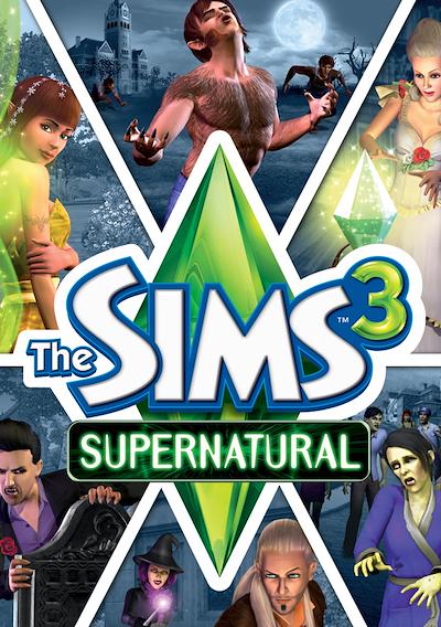 Cover image for the game The Sims 3: Supernatural