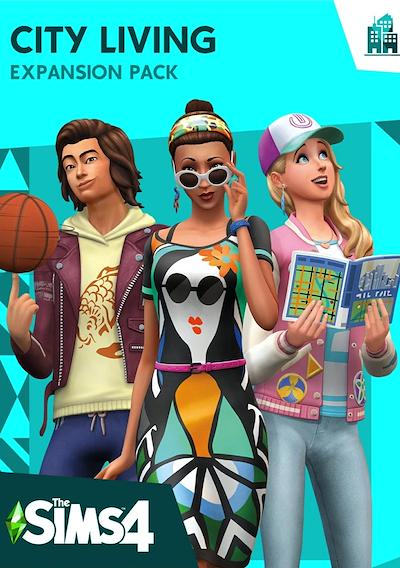 Cover image for the game The Sims 4: City Living