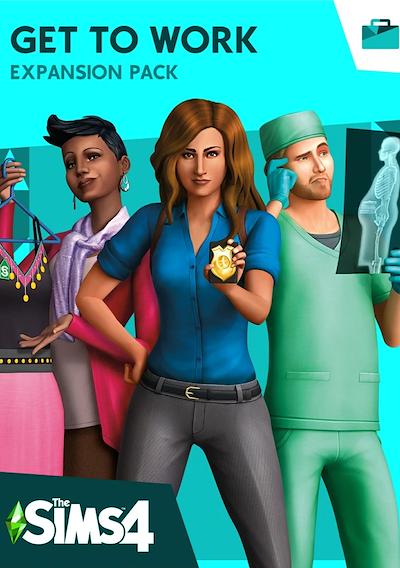 Cover image for the game The Sims 4: Get to Work