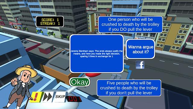 Image for the game The Trolley Problem Game