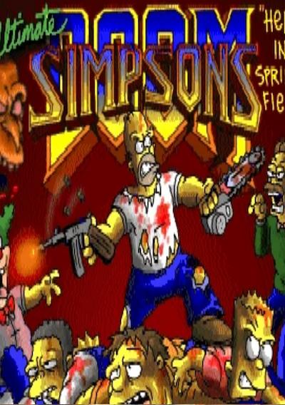 Cover image for the game The Ultimate Simpsons Doom