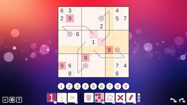 Image for the game Thermo Sudoku