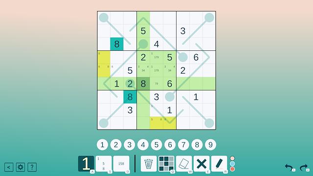 Image for the game Thermo Sudoku