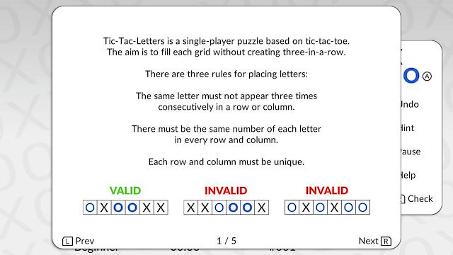 Image for the game Tic-Tac-Letters by POWGI