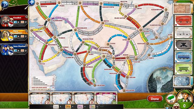 Image for the game Ticket to Ride: Legendary Asia