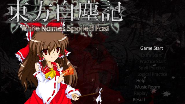 Image for the game Touhou Hakujinki: White Names Spoiled Past