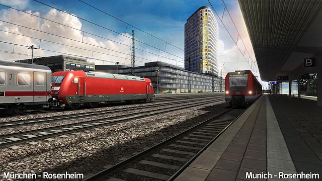 Image for the game Train Simulator: Munich - Rosenheim Route Add-On