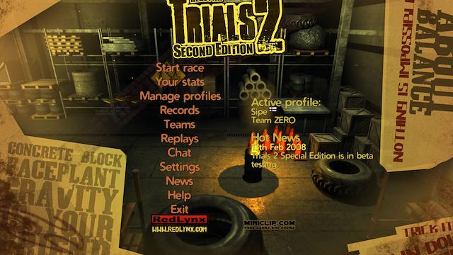 Image for the game Trials 2: Second Edition