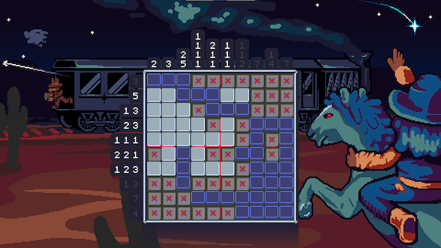 Image for the game UFO 50 Nonograms