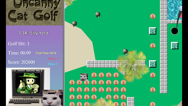 Image for the game Uncanny Cat Golf