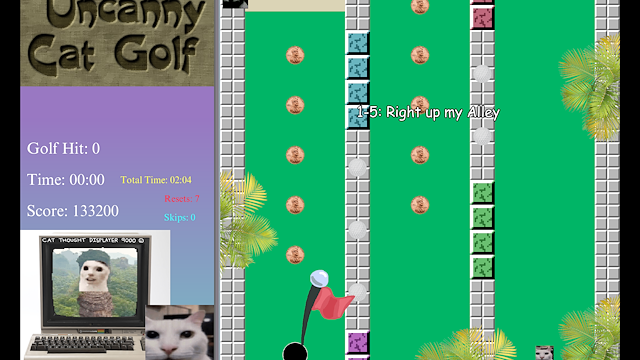 Image for the game Uncanny Cat Golf