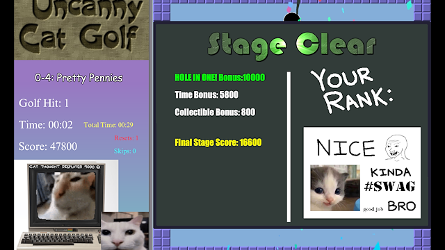 Image for the game Uncanny Cat Golf