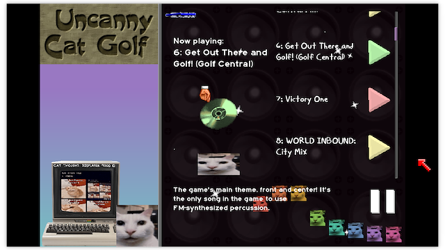 Image for the game Uncanny Cat Golf