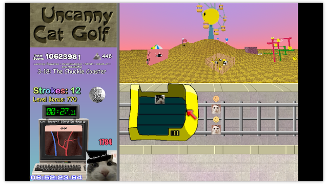 Image for the game Uncanny Cat Golf