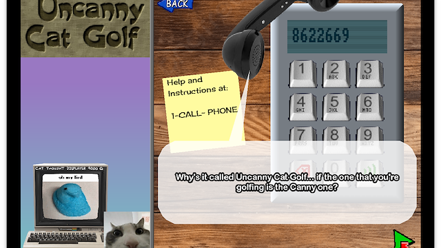 Image for the game Uncanny Cat Golf