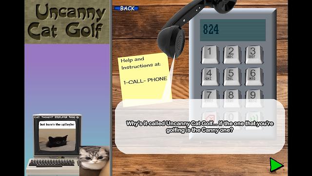 Image for the game Uncanny Cat Golf