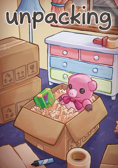 Cover image for the game Unpacking