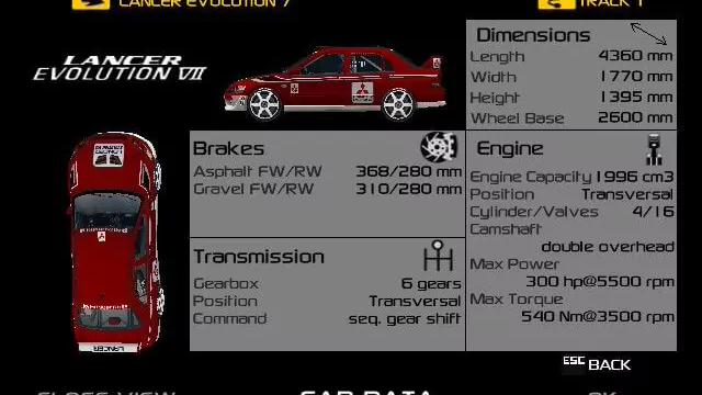 Image for the game V-Rally 3