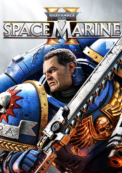 Cover image for the game Warhammer 40,000: Space Marine II