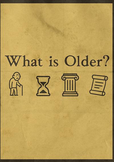 Cover image for the game What is Older?