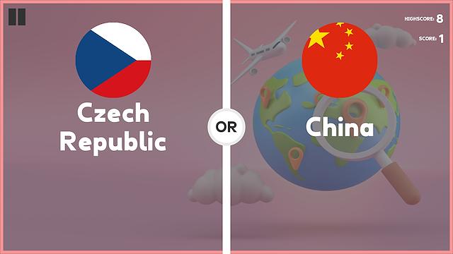 Image for the game Which Country Is Larger?