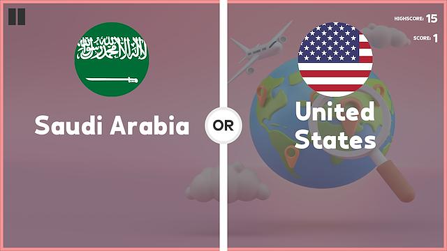 Image for the game Which Country Is Larger?
