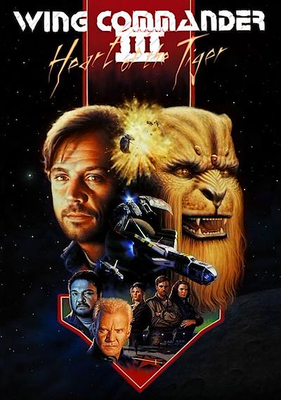 Cover image for the game Wing Commander III: Heart of the Tiger