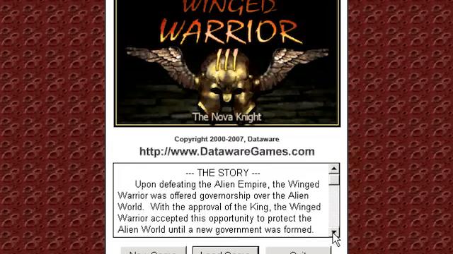 Image for the game Winged Warrior III: The Nova Knight