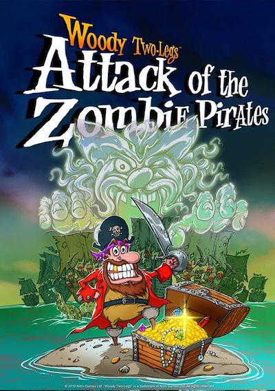 Cover image for the game Woody Two-Legs: Attack of the Zombie Pirates
