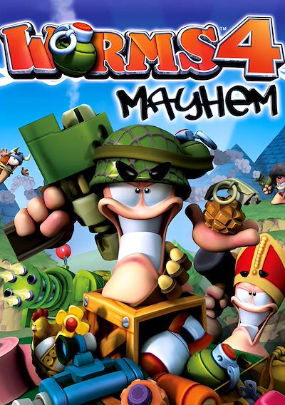 Cover image for the game Worms 4: Mayhem