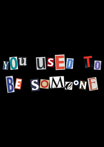 Cover image for the game You Used to be Someone