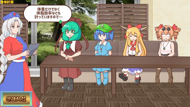 Image for the game Youkai Dock de Karada no Fuan wo Kaishou shitai Kagiyama Hina-tachi!!