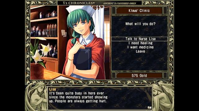 Image for the game Ys I Chronicles+