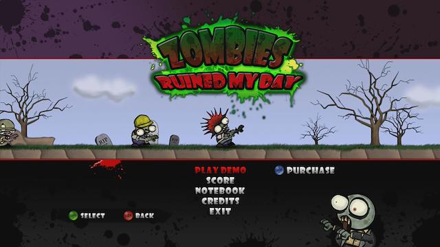 Image for the game Zombies Ruined My Day